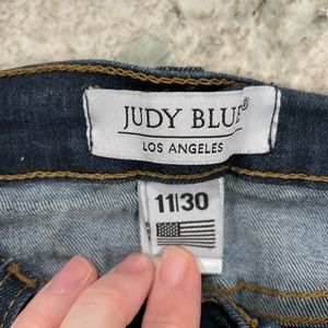 Judy Blues size 11 dark wash no distressing